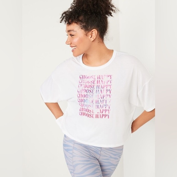 Choose Happy Active Top - Picture 3 of 8